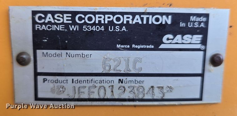 image for item DT6814 2000 Case 621C wheel loader