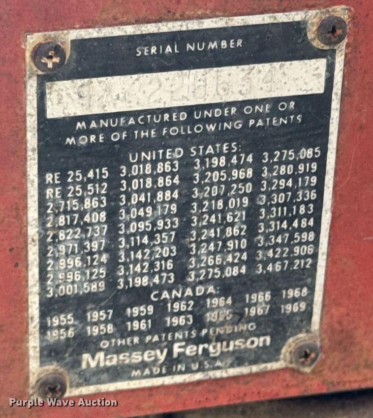 image for item DU9003 1975 Massey Ferguson 235 tractor