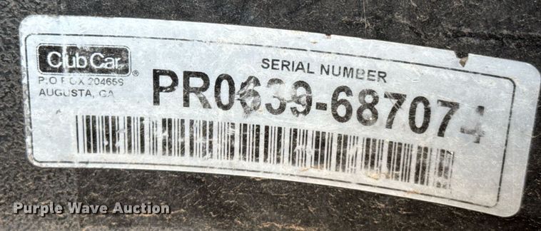 image for item DU9007 2006 Club Car Precedent Professional golf cart