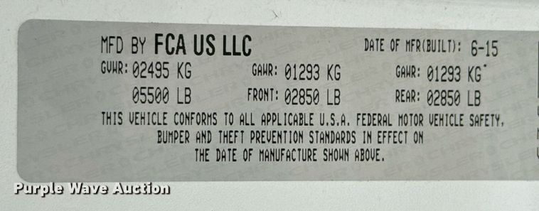 image for item DU9027 2015 Dodge Charger Police 