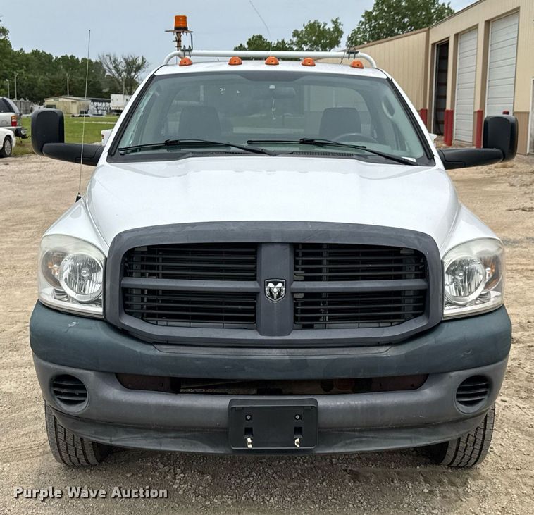 image for item DU9037 2008 Dodge Ram 3500 utility bed pickup truck