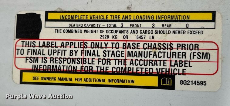 image for item DU9037 2008 Dodge Ram 3500 utility bed pickup truck