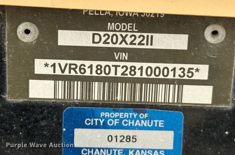 image for item DU9039 2008 Vermeer DX20X22II directional boring unit