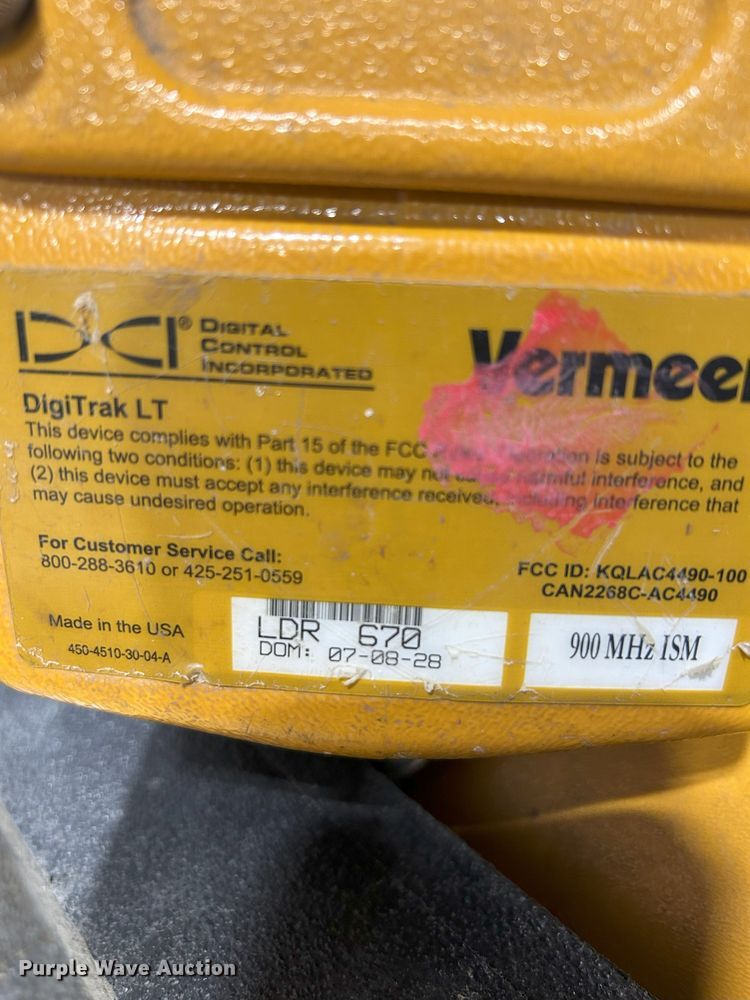 image for item DU9039 2008 Vermeer DX20X22II directional boring unit