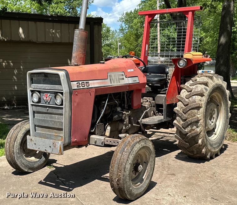 image for item DU9059 1975 Massey Ferguson 265 tractor