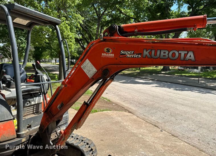 image for item DU9060 Kubota U25 Super Series mini excavator