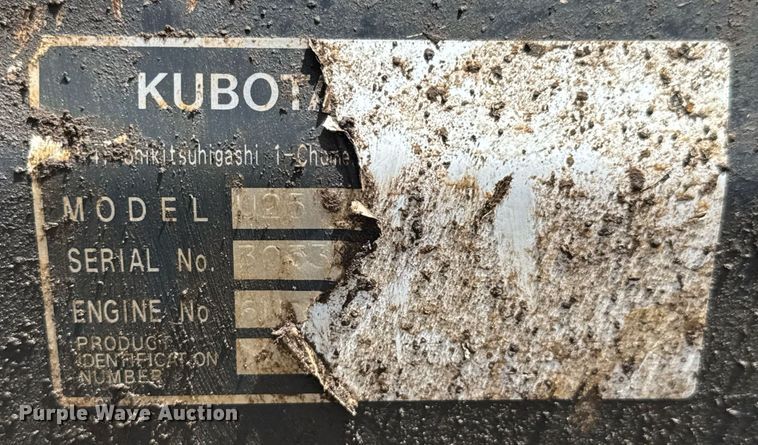 image for item DU9060 Kubota U25 Super Series mini excavator