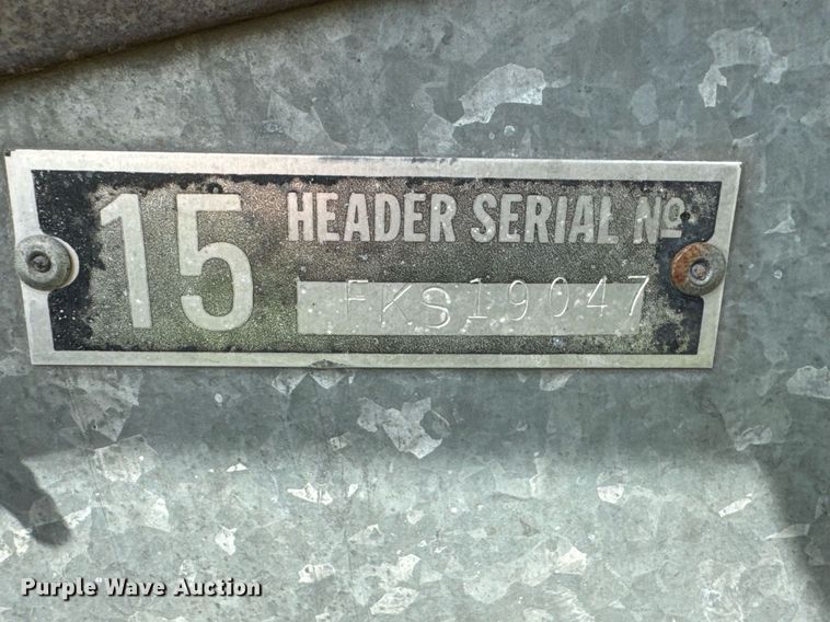 image for item DU9515 Allis-Chalmers Gleaner combine