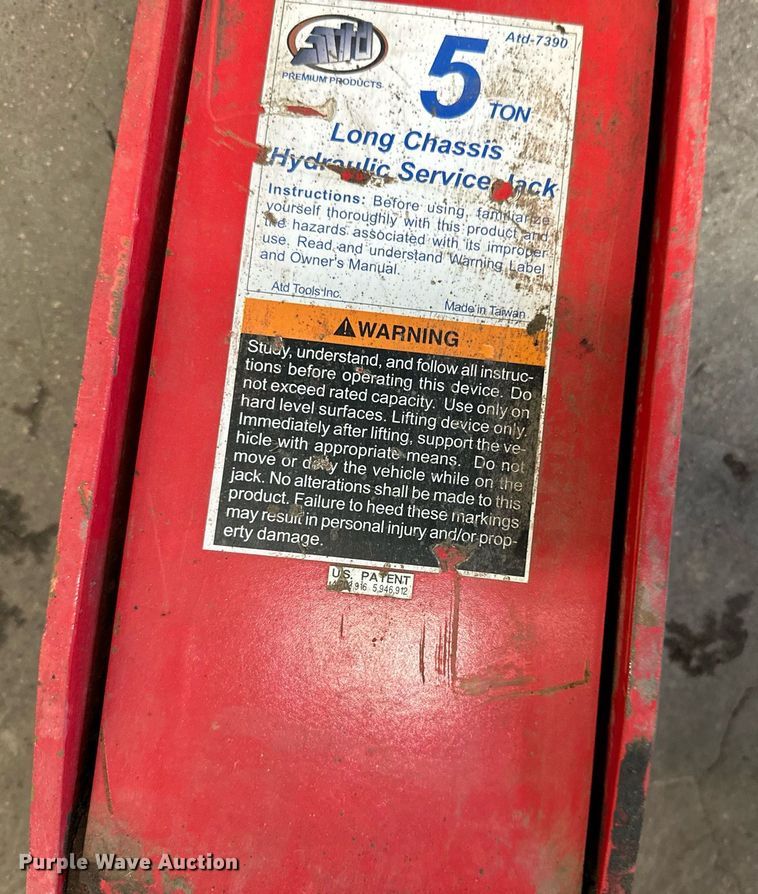 image for item DV0527 Atd floor jack