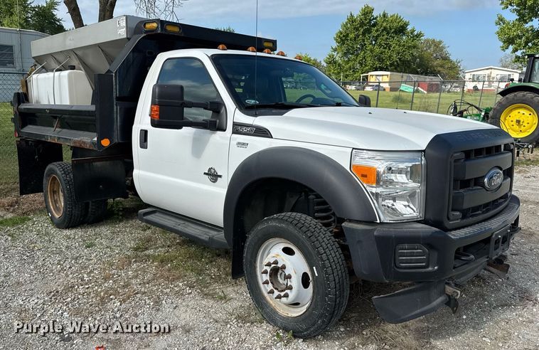 image for item DV4040 2015 Ford F550 Super Duty XL dump flatbed truck