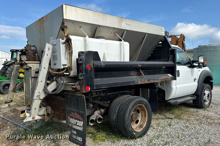 image for item DV4040 2015 Ford F550 Super Duty XL dump flatbed truck