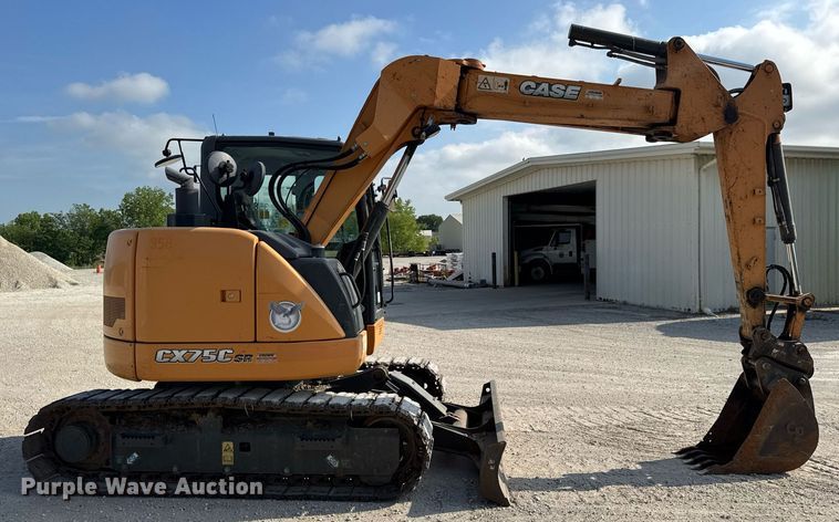 image for item DV4041 2016 Case CX75C SR mini excavator