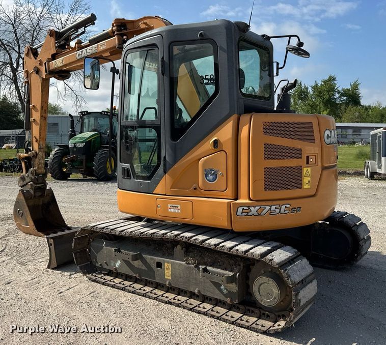 image for item DV4041 2016 Case CX75C SR mini excavator