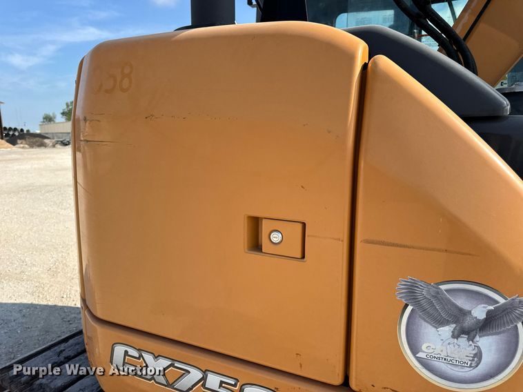 image for item DV4041 2016 Case CX75C SR mini excavator