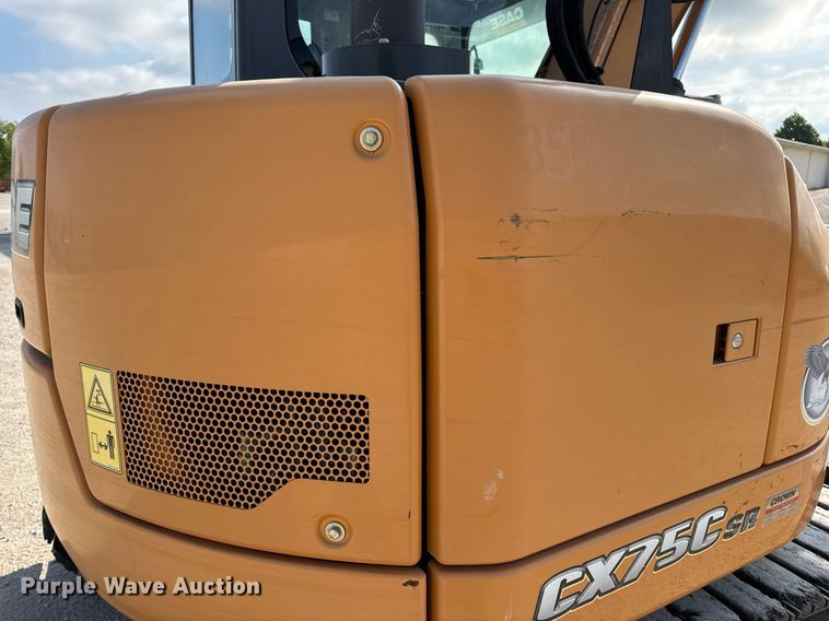 image for item DV4041 2016 Case CX75C SR mini excavator