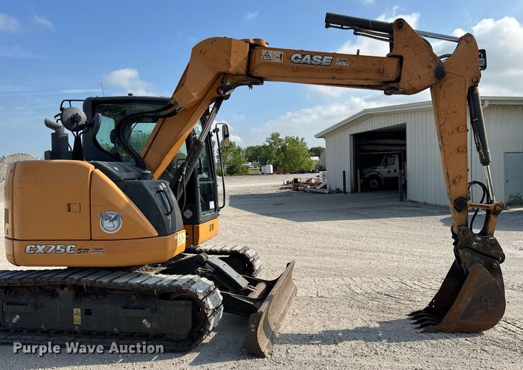 image for item DV4041 2016 Case CX75C SR mini excavator