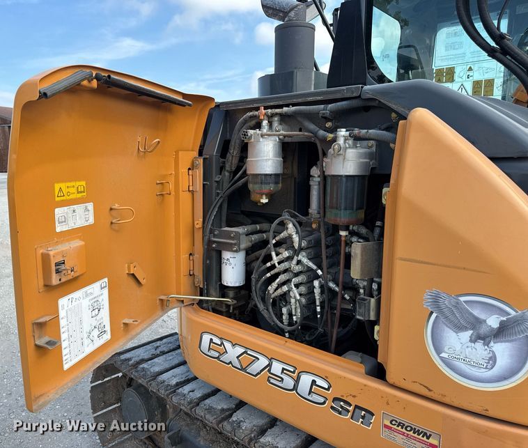 image for item DV4041 2016 Case CX75C SR mini excavator