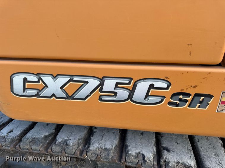 image for item DV4041 2016 Case CX75C SR mini excavator