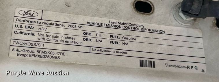 image for item EB2535 2008 Ford F350 Super Duty XLT SuperCab pickup truck