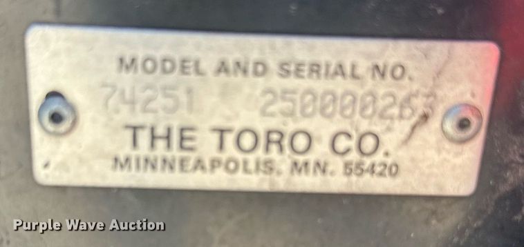 image for item EB2541 Toro Z Master ZTR lawn mower