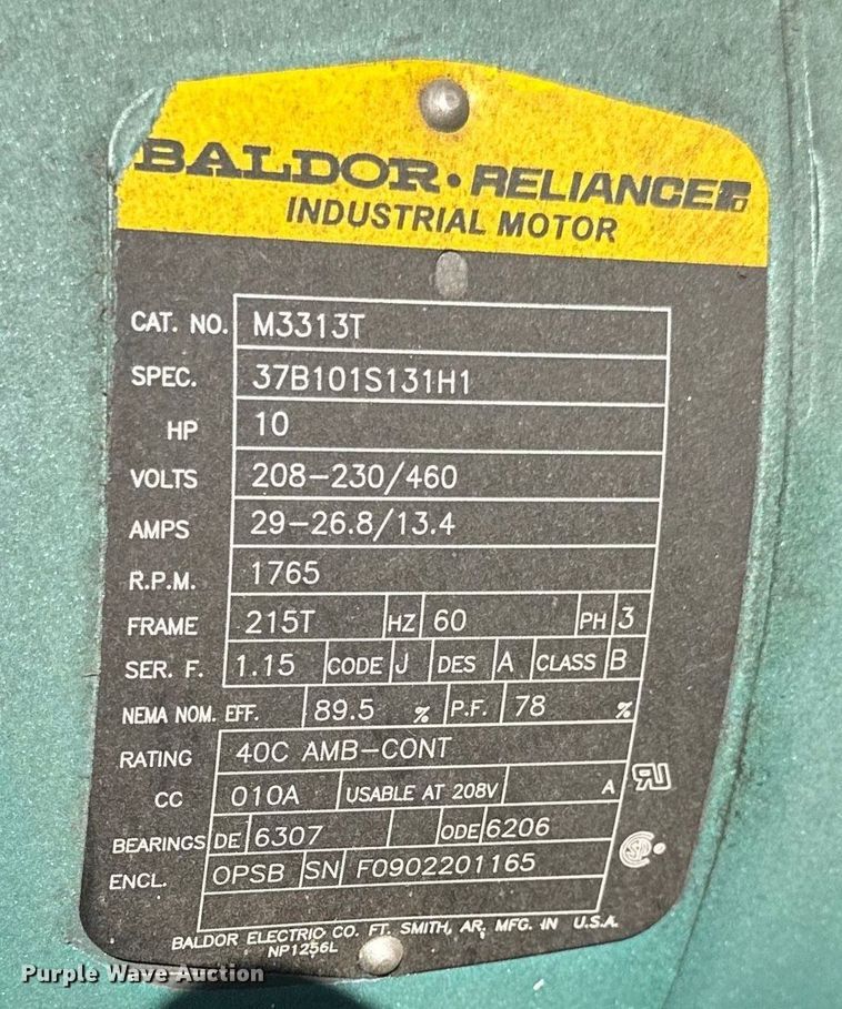 image for item EB2547 FS Curtis air compressor