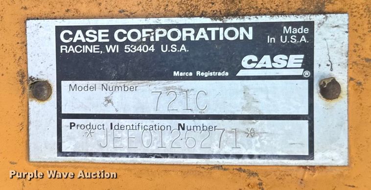 image for item EB2553 2002 Case 721C wheel loader