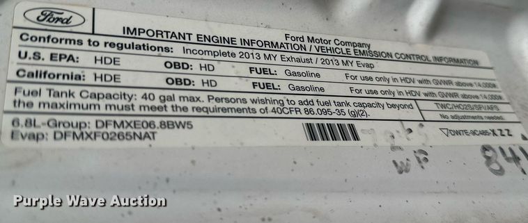 image for item EB2573 2013 Ford F550 Super Duty XLT Supercab bucket truck