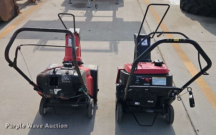 image for item EB8023 (2) Honda snow blowers