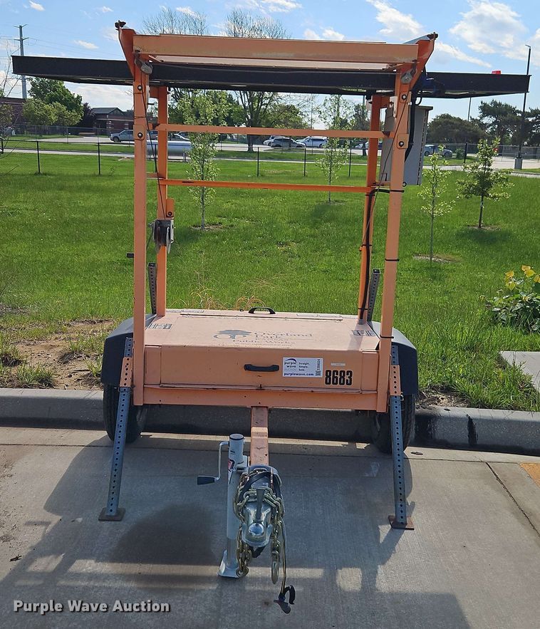 image for item EB8024 Allmand message board trailer