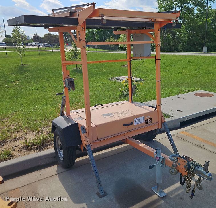 image for item EB8024 Allmand message board trailer