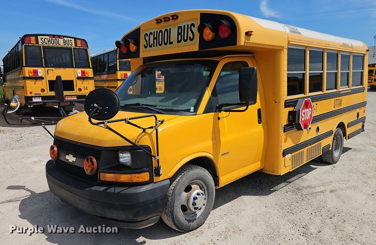 image for item EB8037 2011 Chevrolet Express school bus