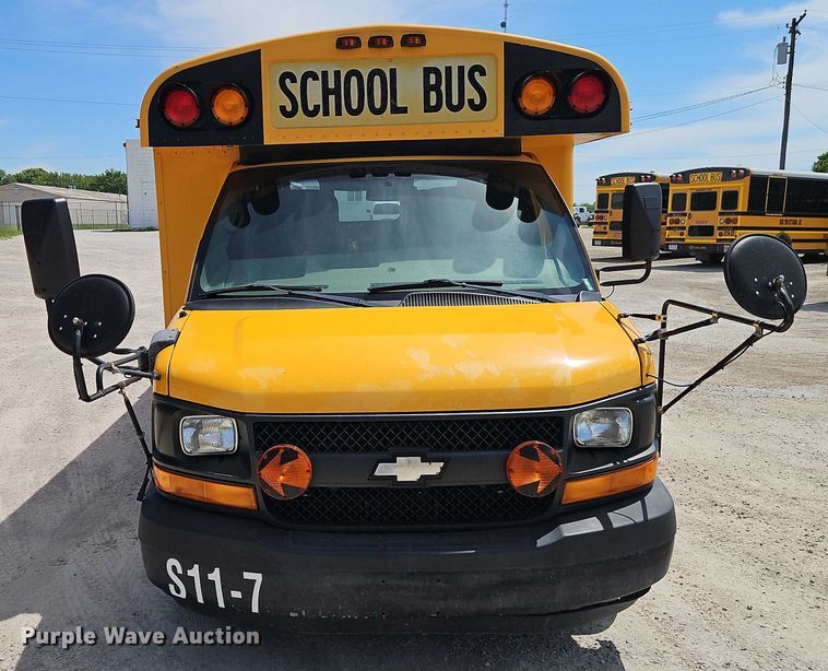image for item EB8037 2011 Chevrolet Express school bus