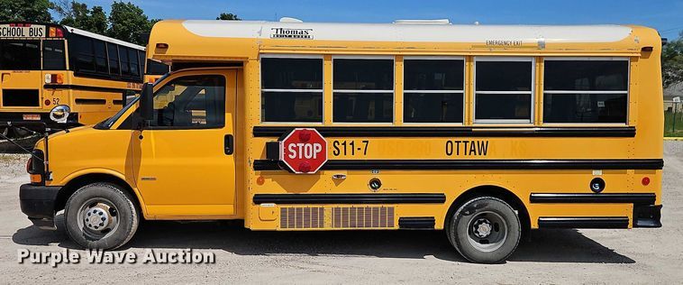 image for item EB8037 2011 Chevrolet Express school bus