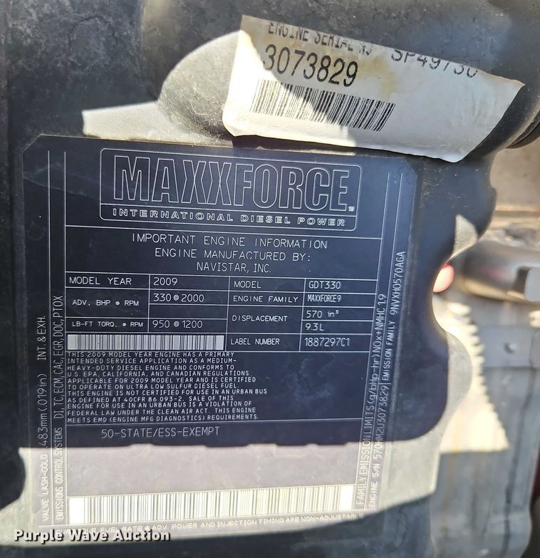 image for item EB8061 2010 International MA035 pumper fire truck