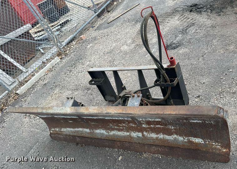 image for item EC2389 Kwik Way skid steer snow plow