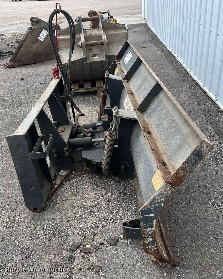 image for item EC2389 Kwik Way skid steer snow plow