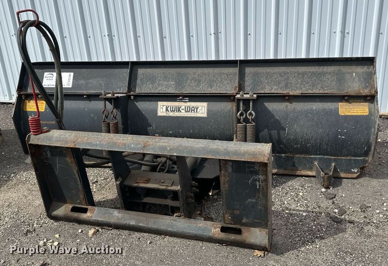 image for item EC2389 Kwik Way skid steer snow plow
