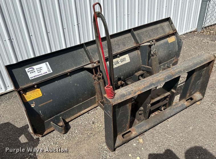 image for item EC2389 Kwik Way skid steer snow plow