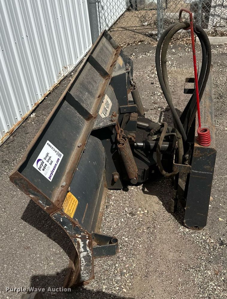 image for item EC2389 Kwik Way skid steer snow plow