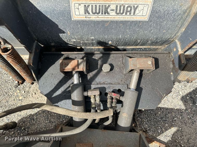 image for item EC2389 Kwik Way skid steer snow plow