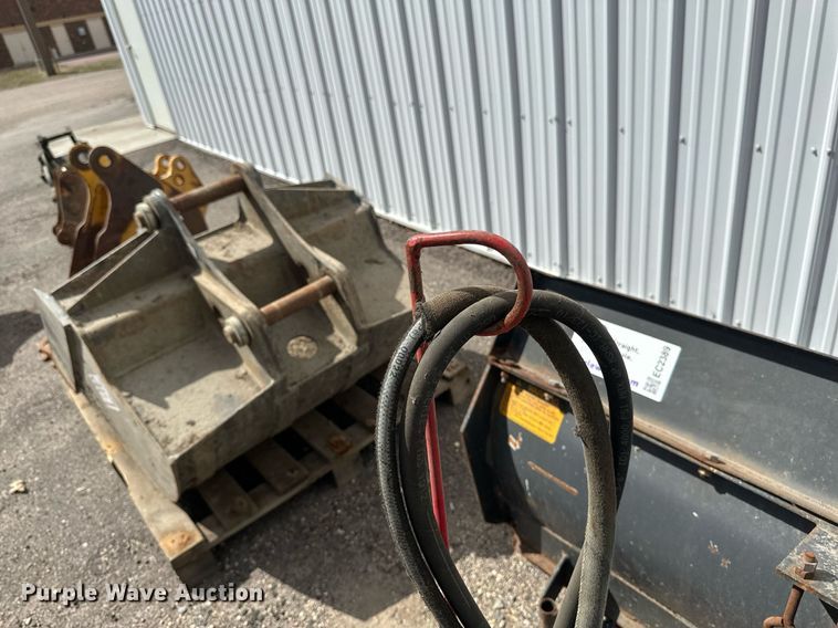 image for item EC2389 Kwik Way skid steer snow plow