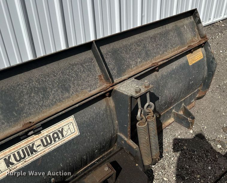 image for item EC2389 Kwik Way skid steer snow plow