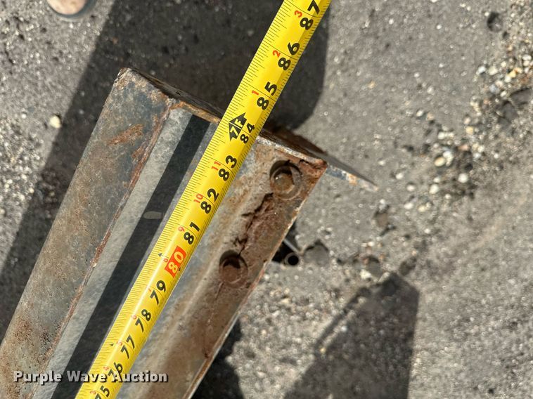 image for item EC2389 Kwik Way skid steer snow plow