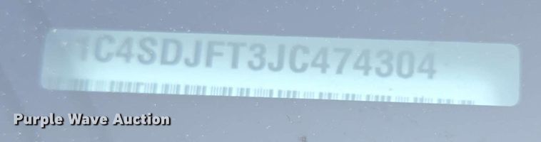 image for item ED1978 2018 Dodge Durango SSV SUV