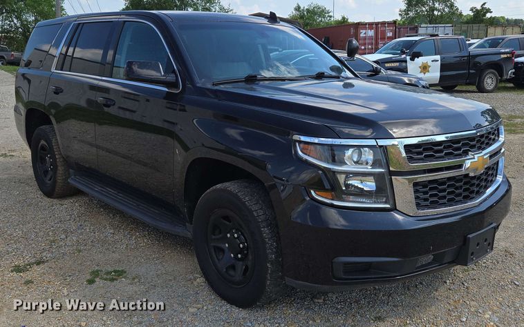 image for item ED1982 2018 Chevrolet Tahoe Police SUV