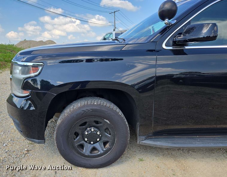 image for item ED1982 2018 Chevrolet Tahoe Police SUV