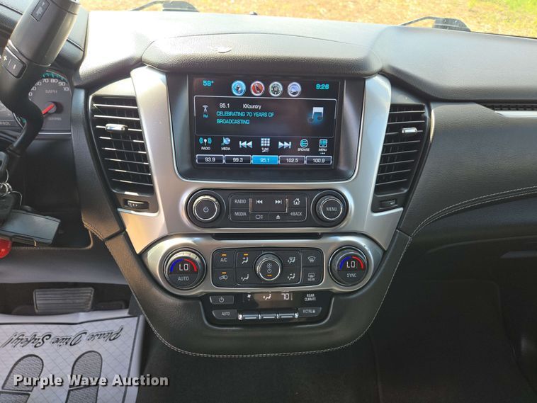 image for item ED1982 2018 Chevrolet Tahoe Police SUV