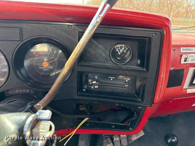 image for item ED4170 1985 Chevrolet K30 pickup truck cab and chassis