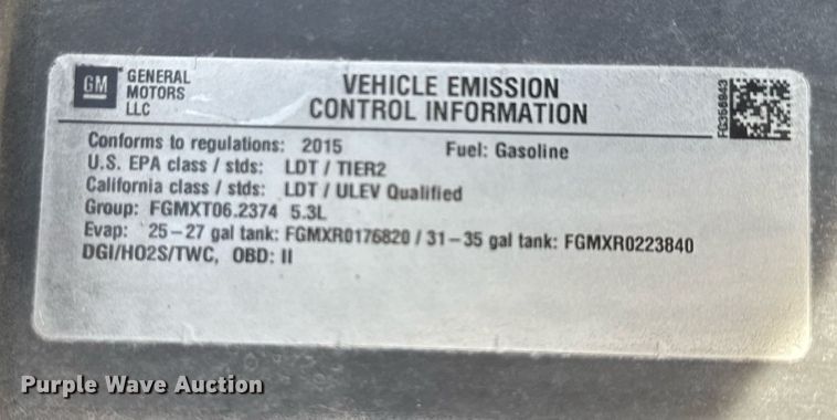 image for item ED5629 2015 Chevrolet Silverado 1500 Crew Cab pickup truck