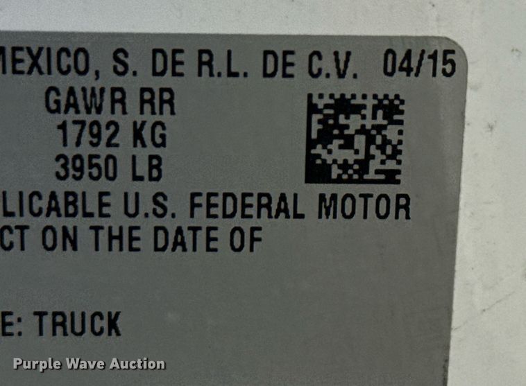 image for item ED5629 2015 Chevrolet Silverado 1500 Crew Cab pickup truck